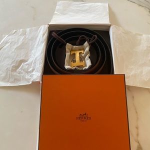 Hermès Constance men’s reversible belt